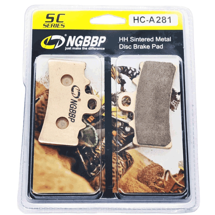 NGBBP Pastilla de freno de motocicleta de cerámica sinterizada FA606 para KTM Duke 125 RC 125 /RC 200 /Duke 250 Duke 390 13 F / BMW G 310 R Scooter eléctrico C 400 GT C 400 X Access